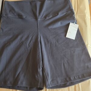NWT Thirty Years Gray Biker Shorts
